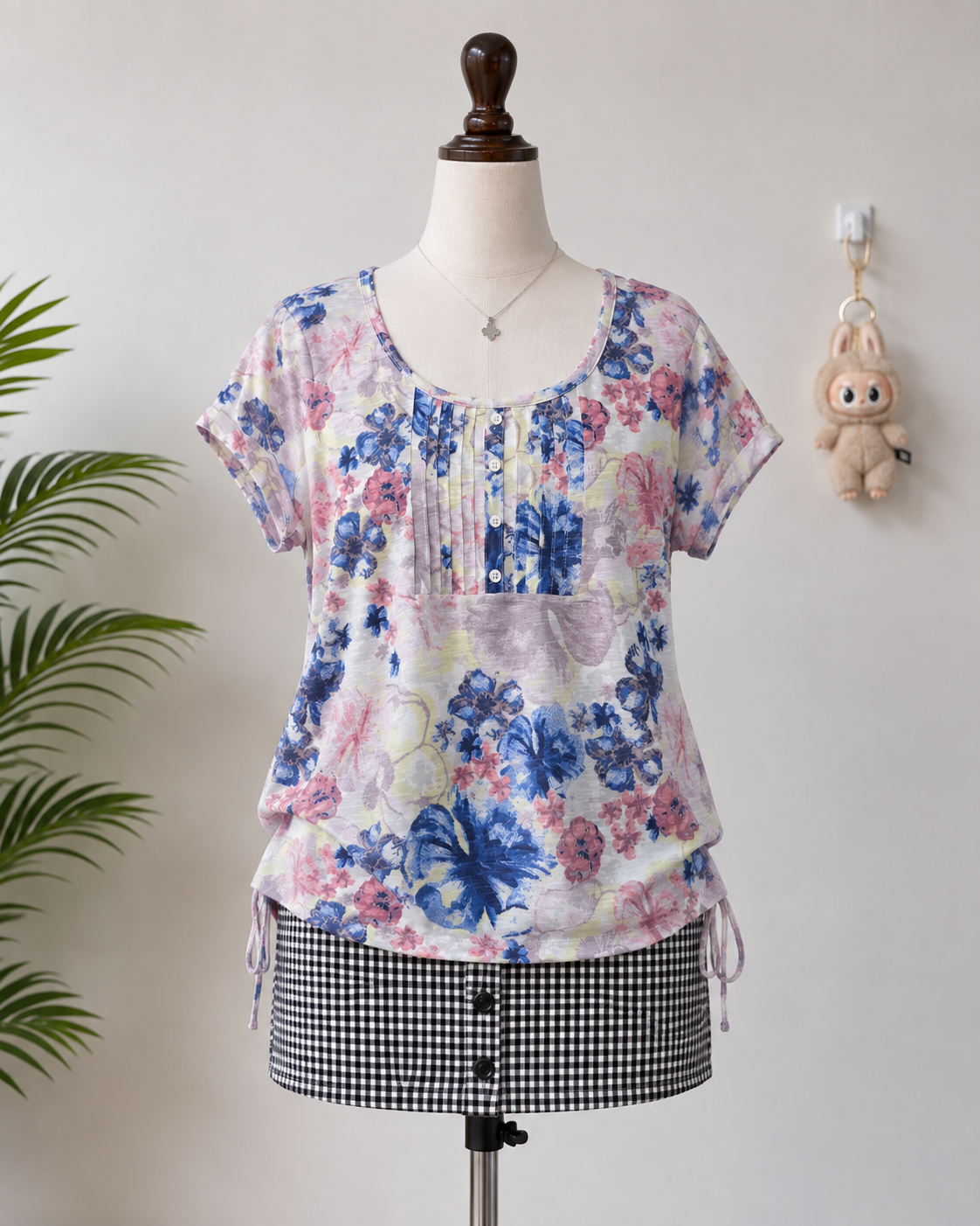 White Floral Top