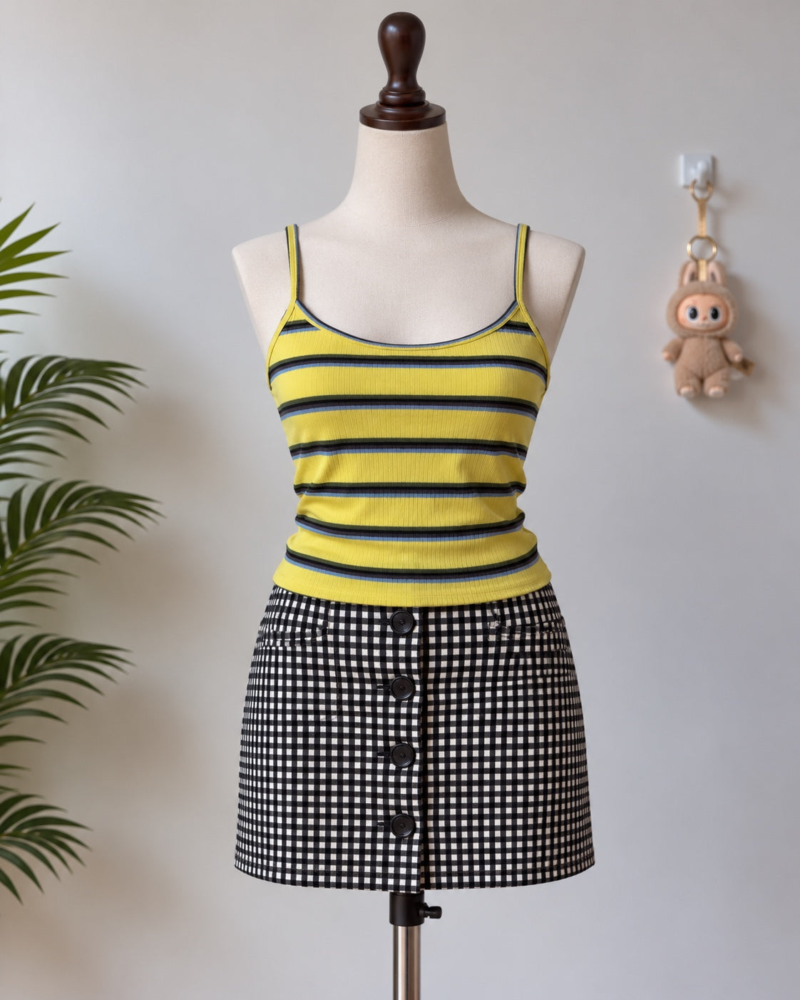 Yellow Striped Camisole N-100