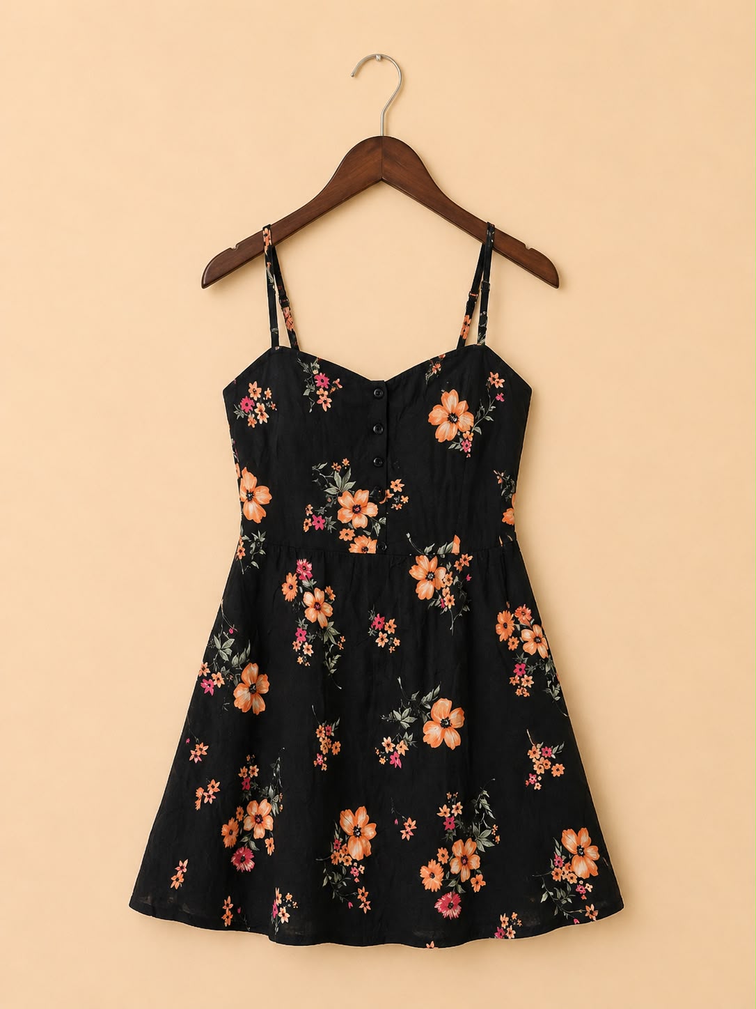 Black Floral Dress