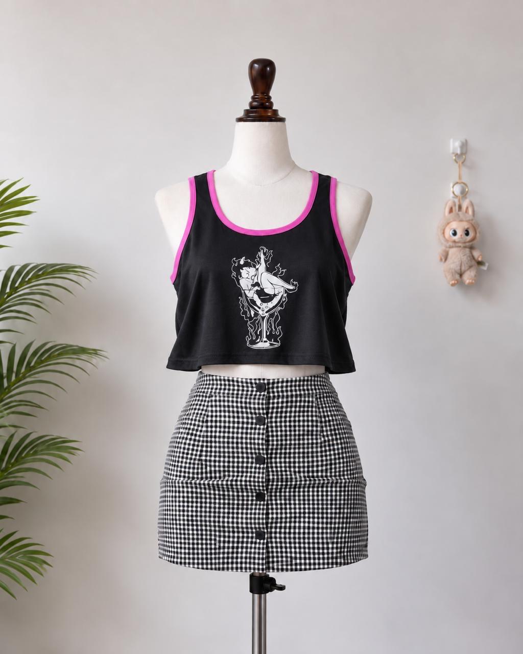 Black Crop Top