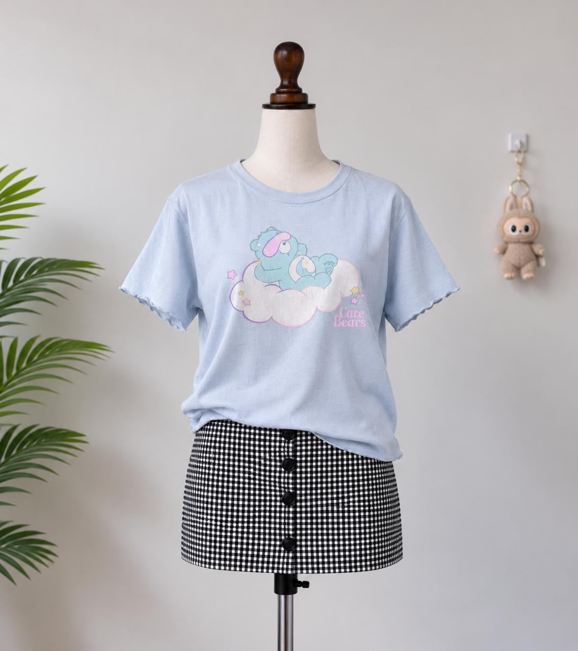 Light blue Care Bears short sleeve top