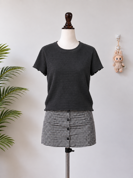 Black Crop Top