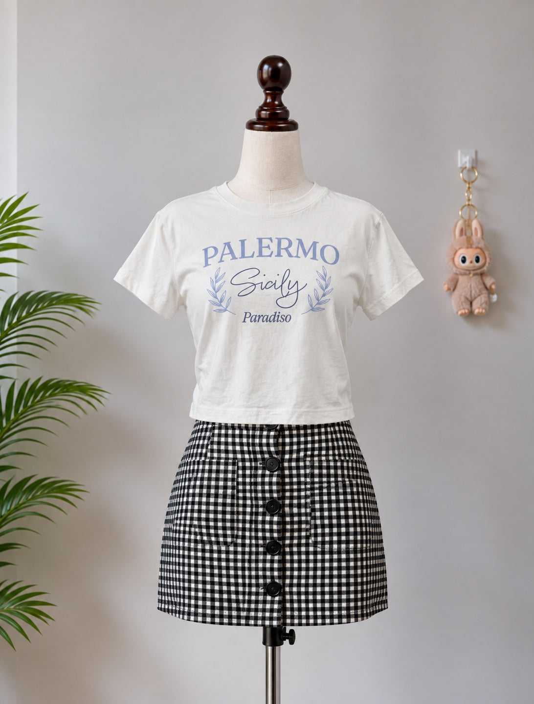 White Palermo Sicily Graphic T-Shirt