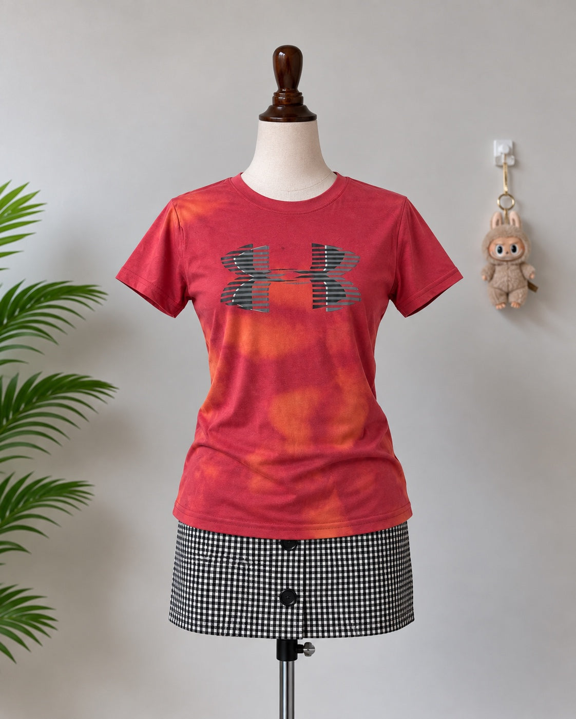 Red Orange Graphic T-Shirt N-96