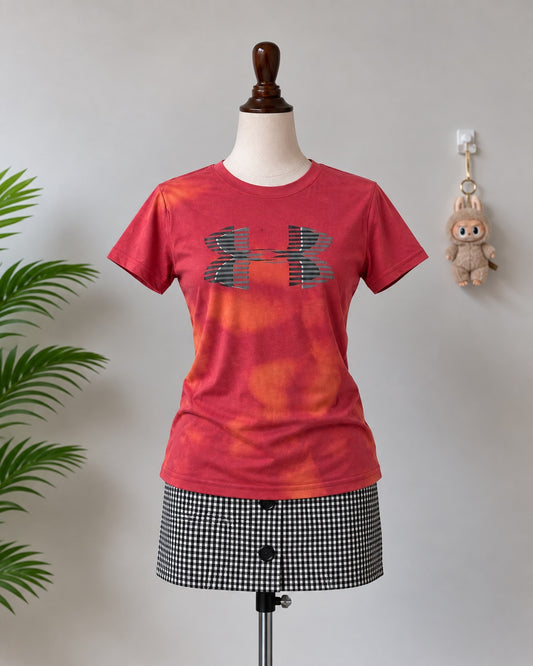 Red Orange Graphic T-Shirt N-96