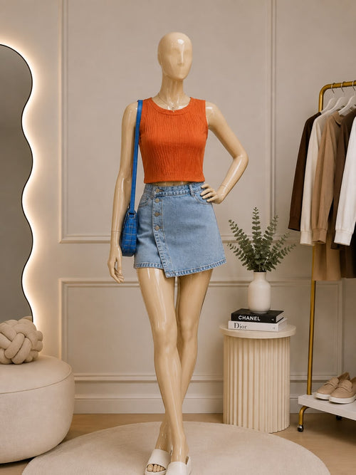 Orange Crop Top