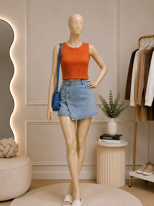 Orange Crop Top