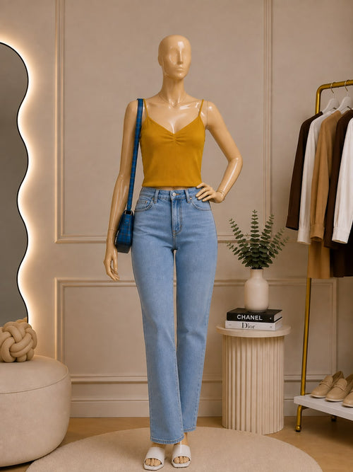 Mustard Cami Top
