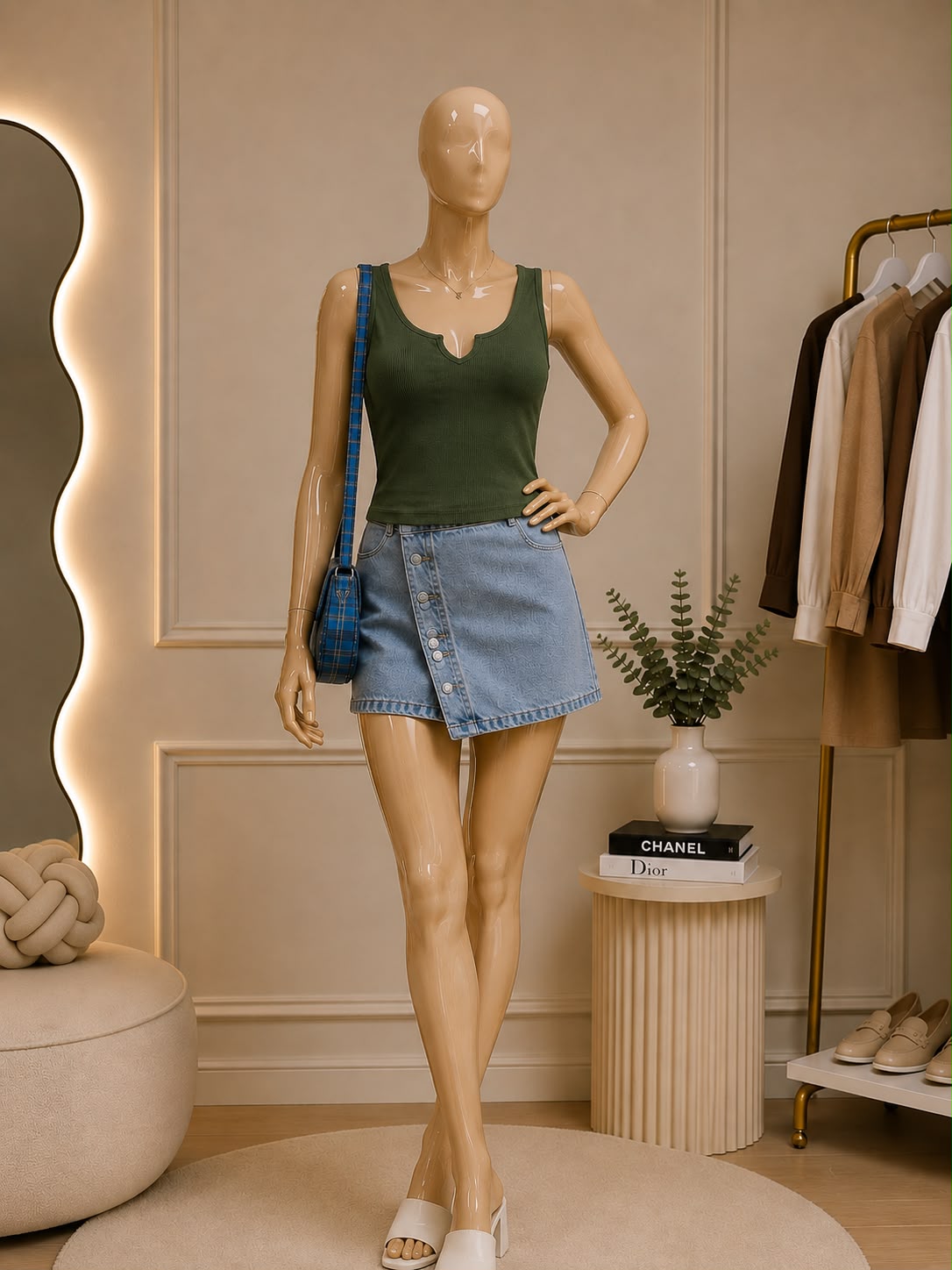 Dark Green Tank Top
