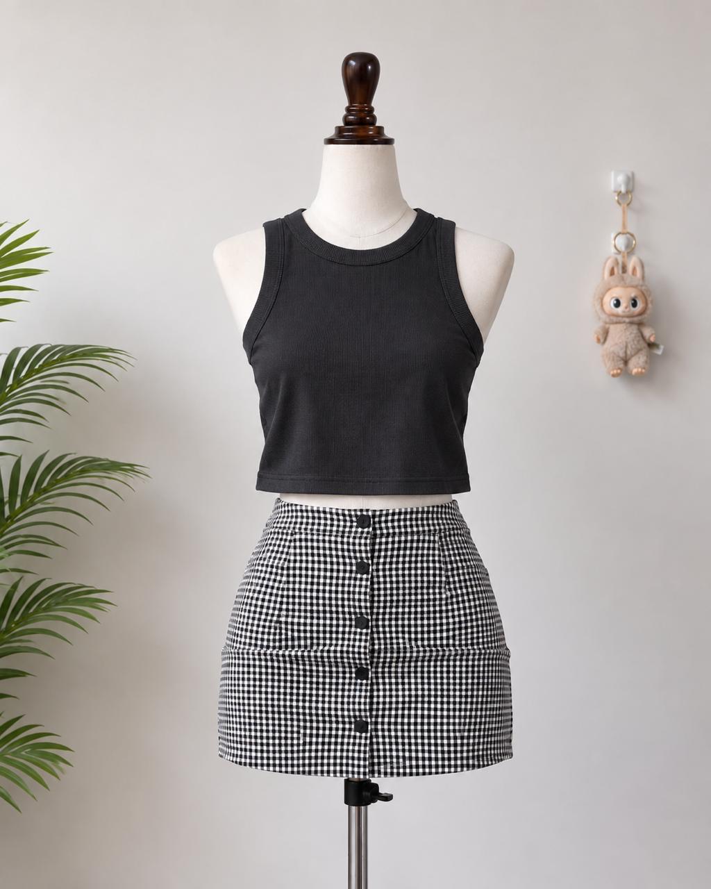 Black Crop Top