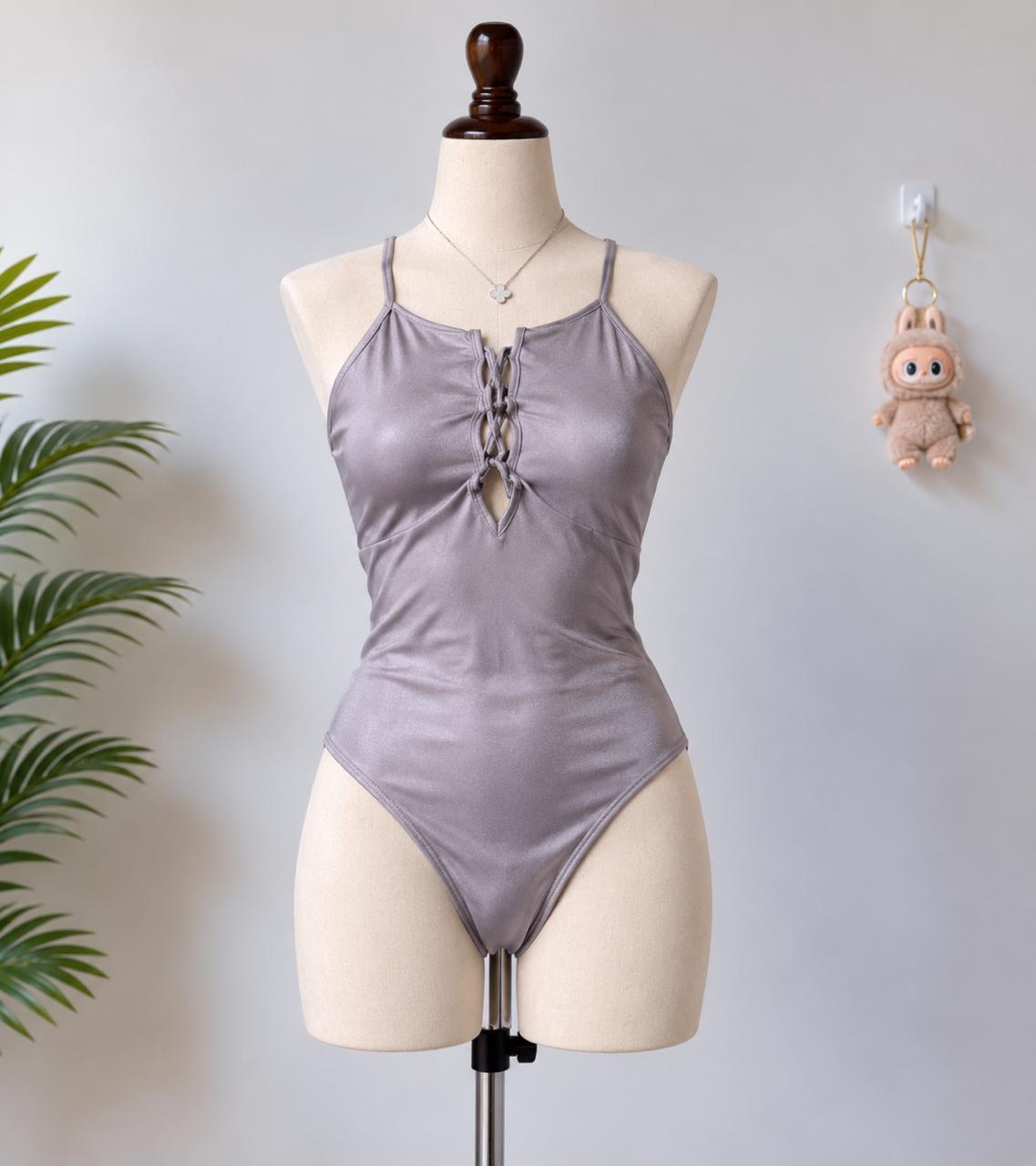 Gray bodysuit