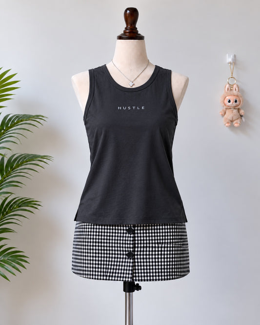 Black Hustle tank top