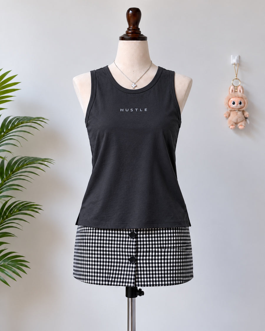 Black Hustle tank top