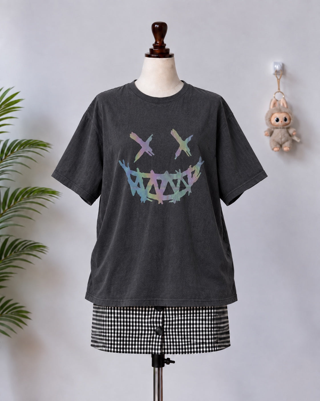 Black Graphic Oversized T-Shirt