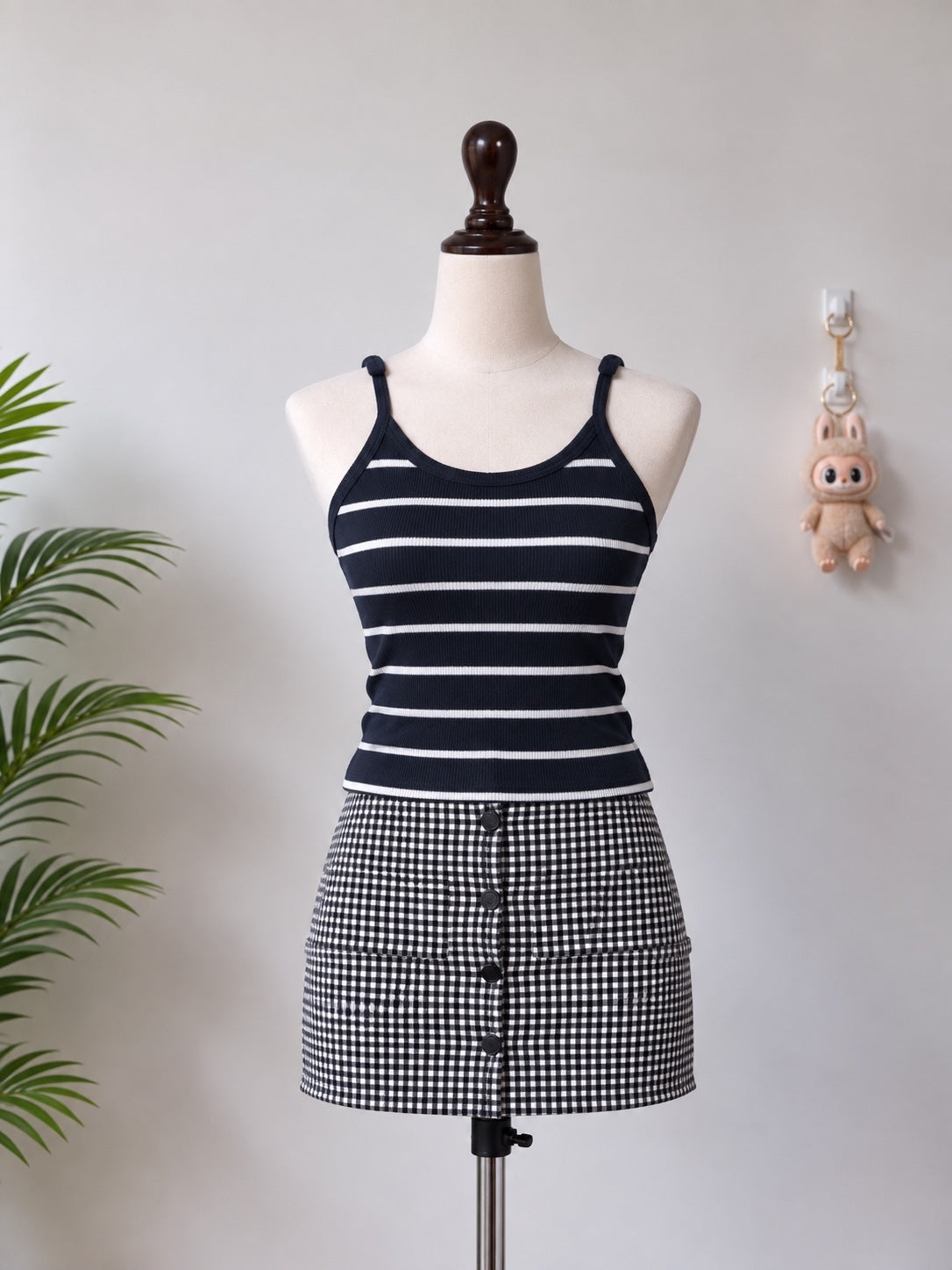 Navy Striped Camisole