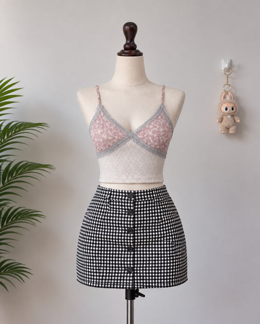 Pink Lace Camisole