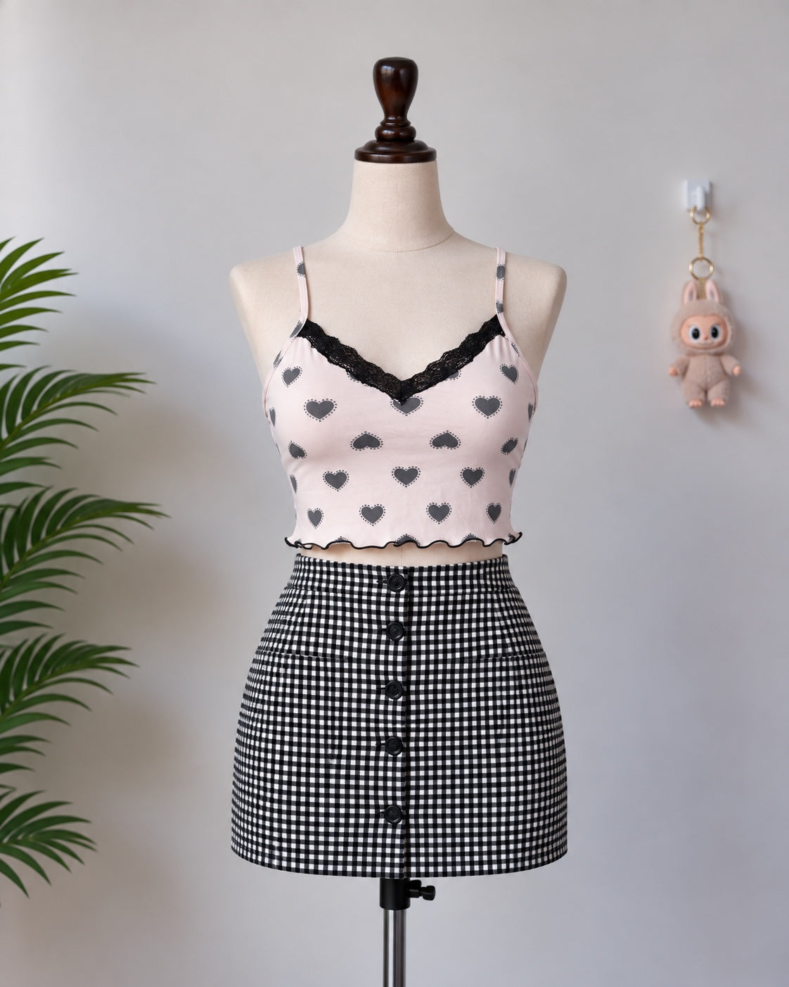 Pink Heart Camisole