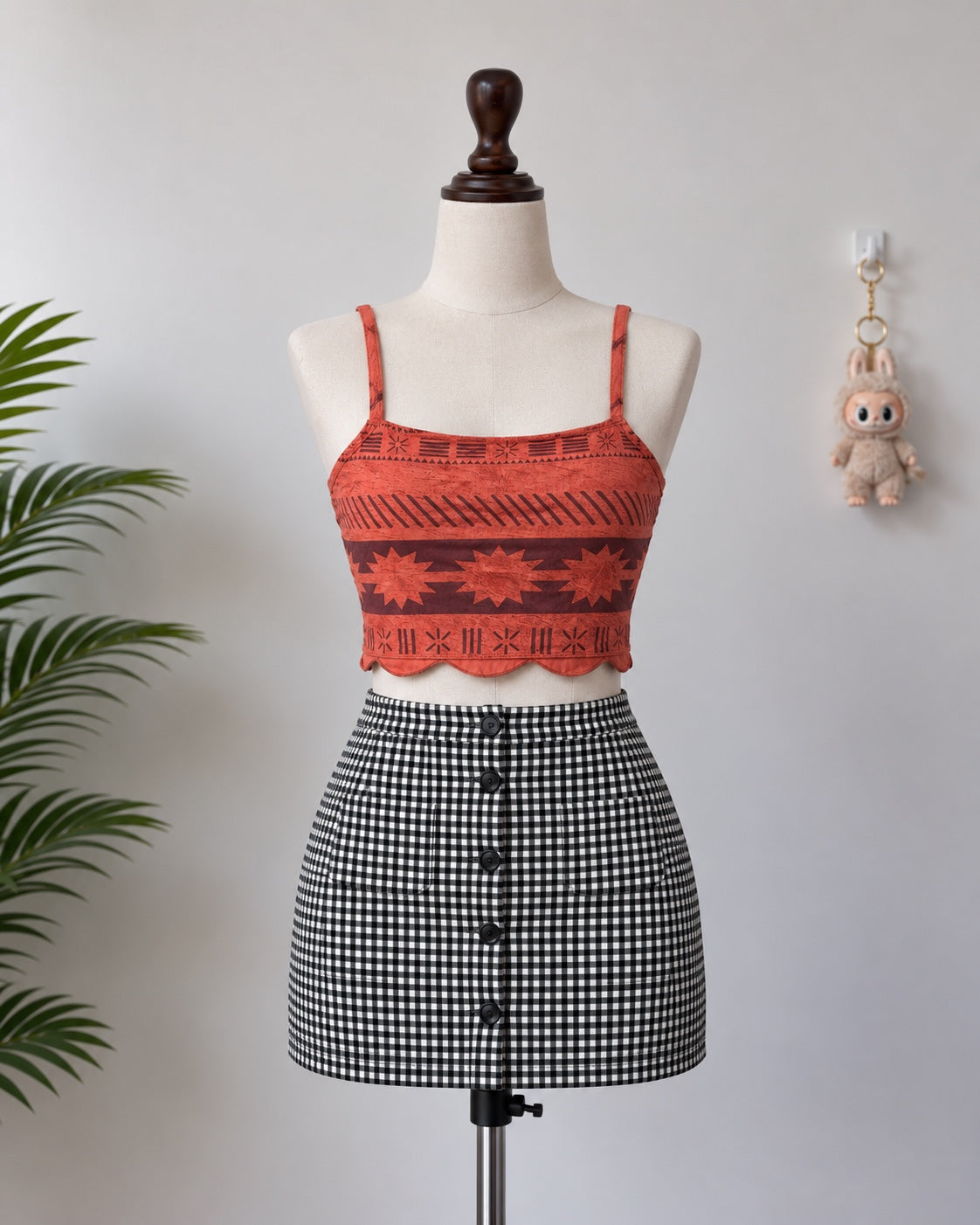 Rust Printed Camisole