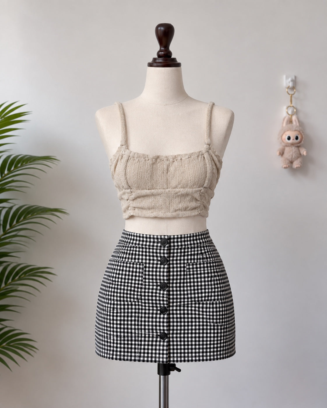Ivory Ruched Camisole