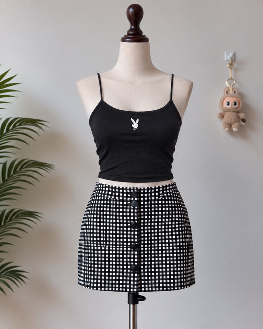 Black Graphic Camisole