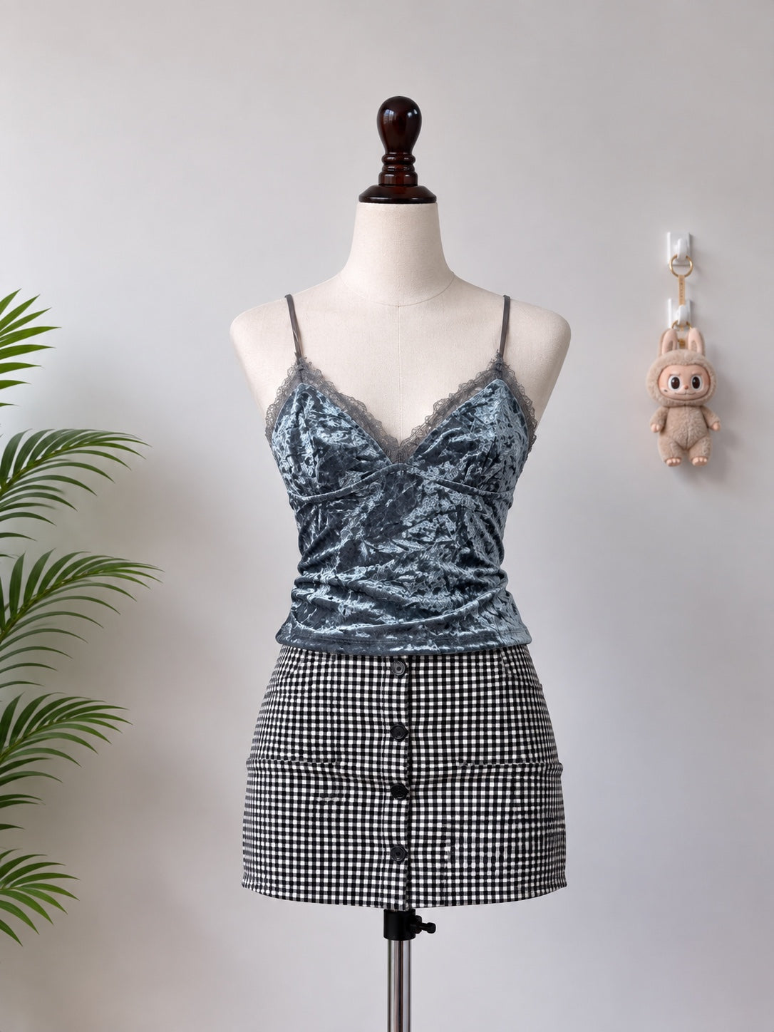 Blue Velvet Camisole